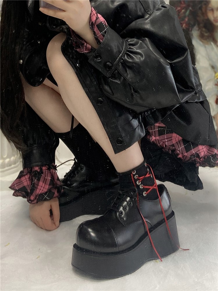 Cosplay Anime Basic - Japanese Harajuku Thick Bottom Big Round