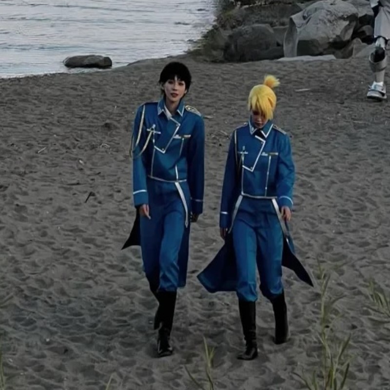 Roy Mustang Cosplay Anime Full - Fullmetal Alchemist Coat のレビューと価格