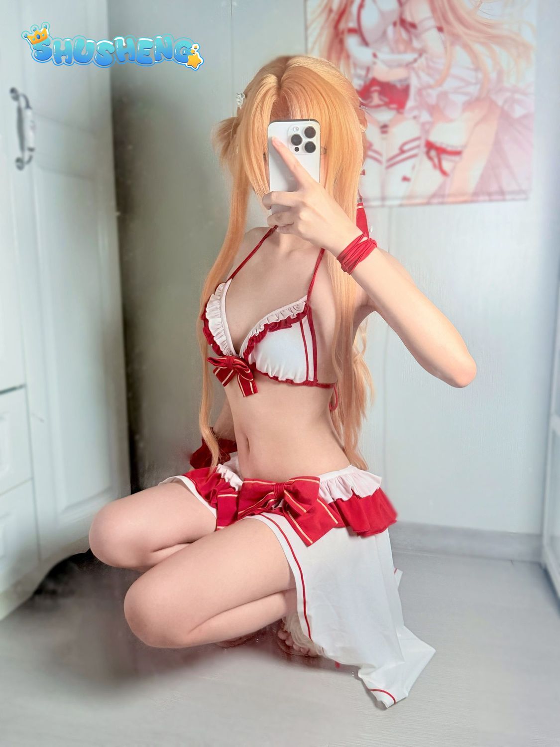 Yuuki Asuna Cosplay Costume An - Cosplay Anime Online のレビューと価格
