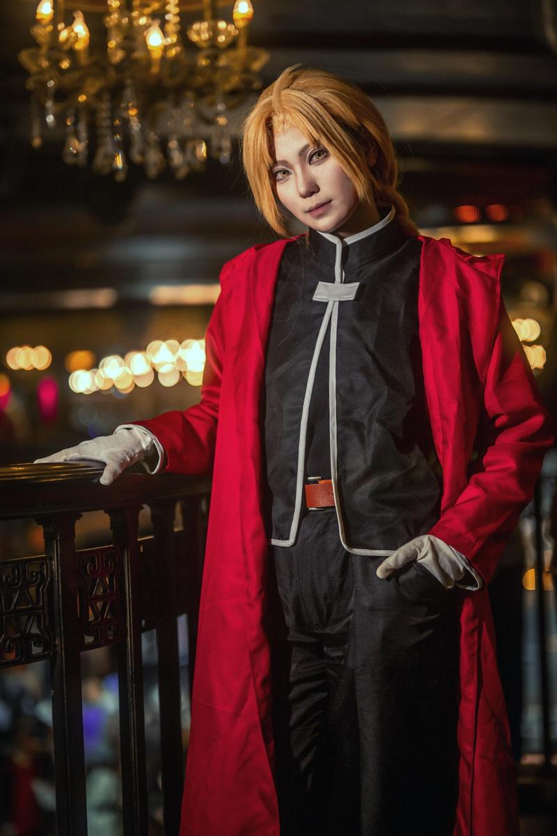 Fullmetal Edward Elric Cosplay - Fullmetal Alchemist Coat のレビューと価格