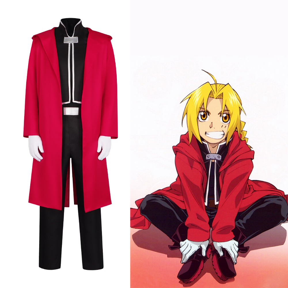Fullmetal Edward Elric Cosplay - Fullmetal Alchemist Coat のレビューと価格