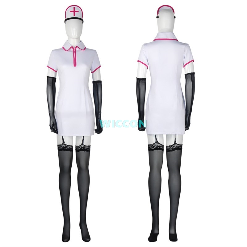 Anime Chainsow Man Cosplay Cos - Anime Cosplay Nurse のレビューと価格