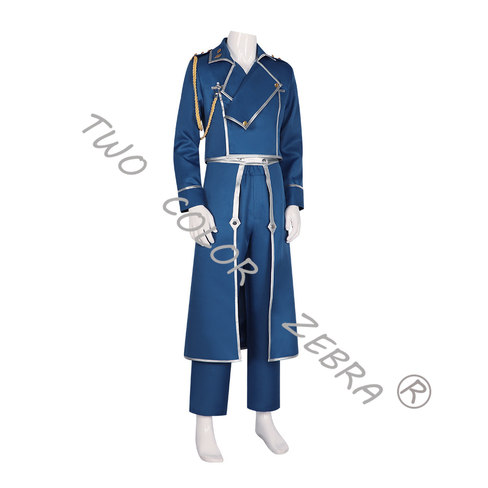Roy Mustang Blue Military Tren - Fullmetal Alchemist Coat のレビューと価格