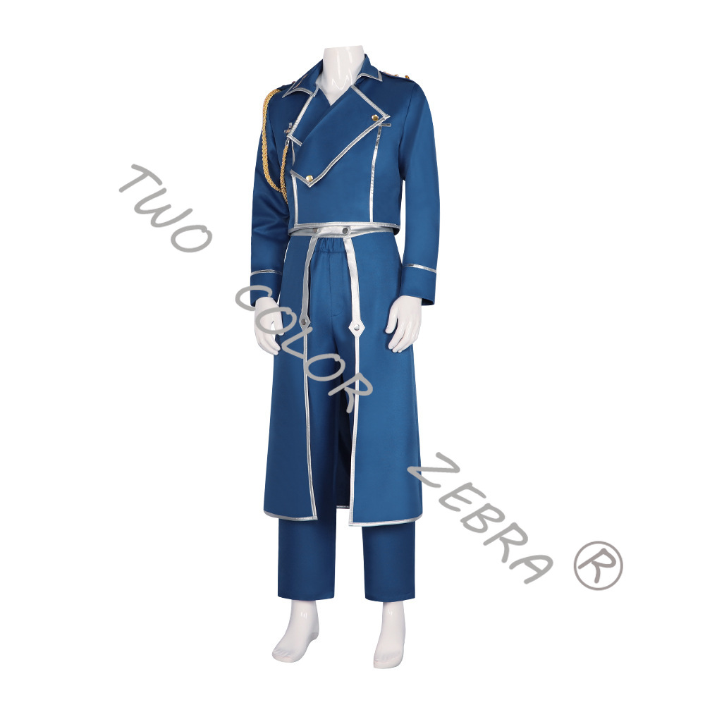 Roy Mustang Blue Military Tren - Fullmetal Alchemist Coat のレビューと価格
