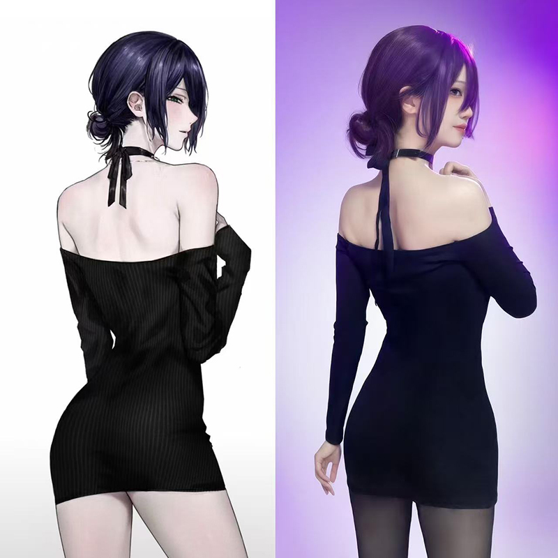 Anime Chainsaw Man Reze Cospla - Anime Cosplay Black Girl のレビューと価格