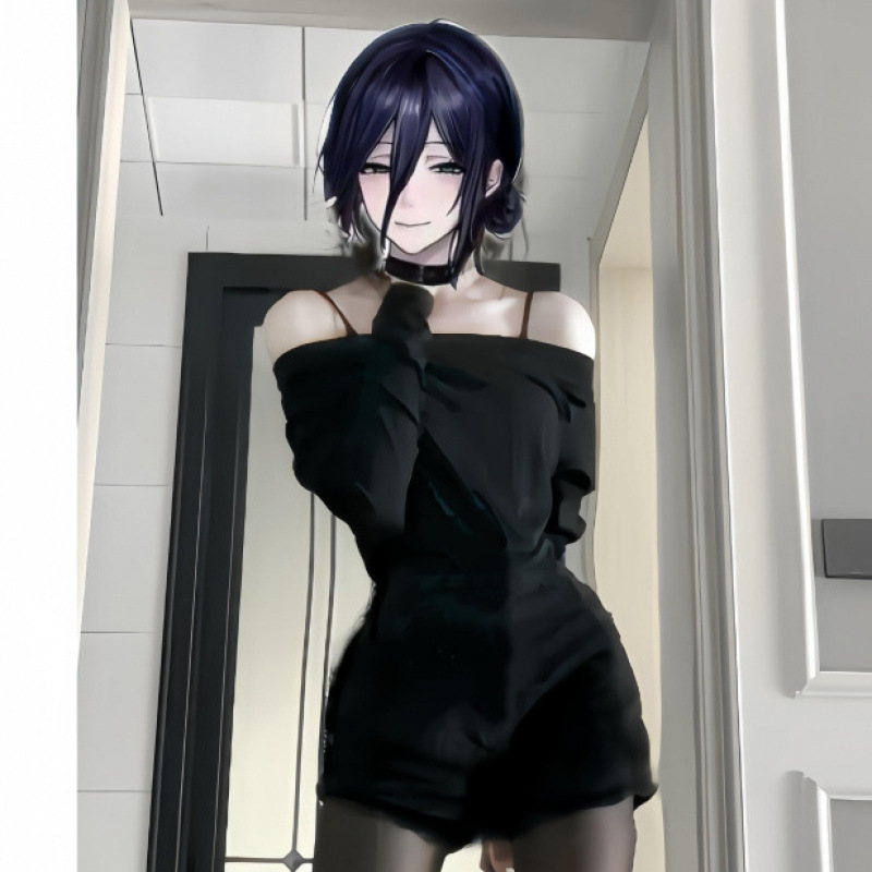 Anime Chainsaw Man Reze Cospla - Anime Cosplay Black Girl のレビューと価格