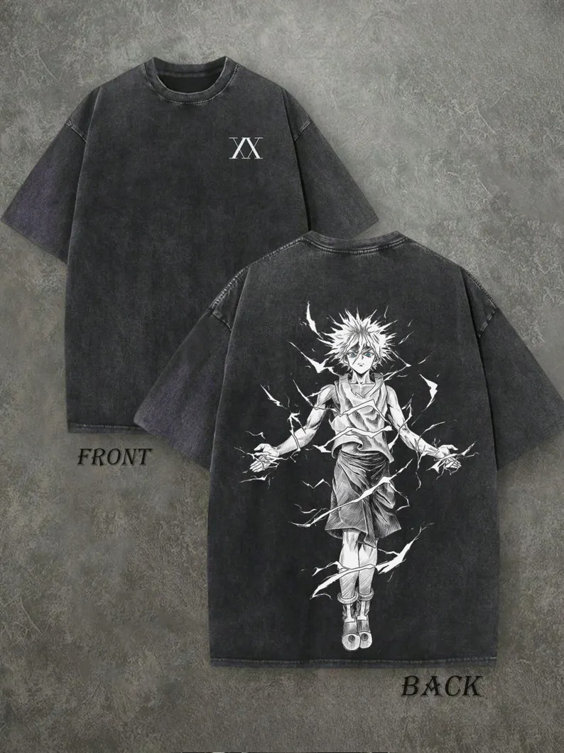 Streetwear Hunter X Hunter Kil - Cosplay Anime Killua Zoldyck のレビューと価格