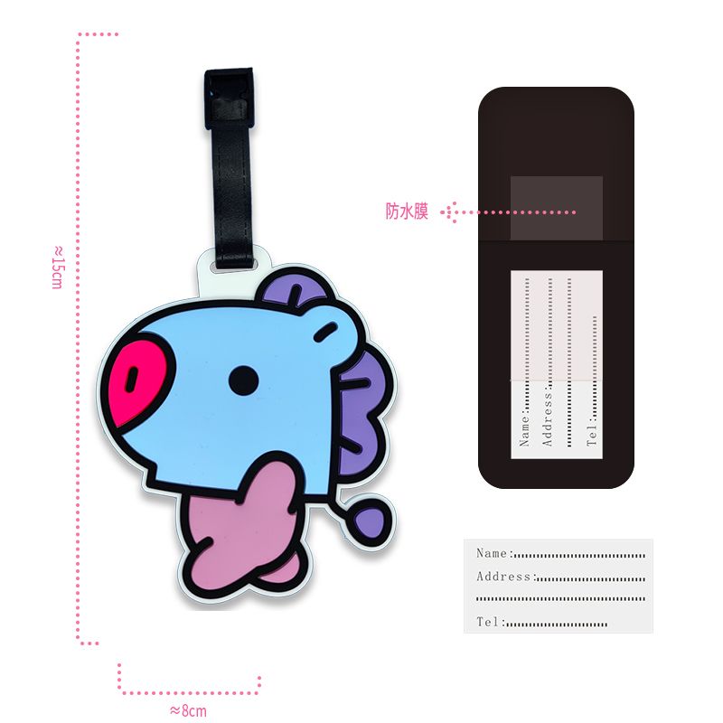 BT21 cartoon cute keychain Kaw - Cosplay Anime Online のレビューと価格
