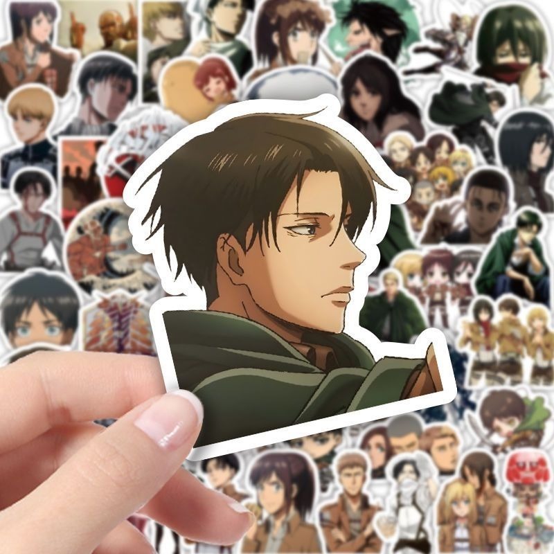 60Pcs Attack on Titan Anime St - Anime Cosplay Cute のレビューと価格