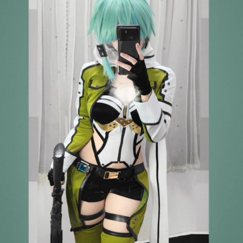 SAO Sword Art Online GGO Sinon - Cosplay Anime Online のレビューと価格