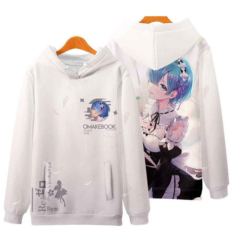 3D Re Zero Cosplay Hoodie Anim - Cosplay Anime Basic のレビューと価格