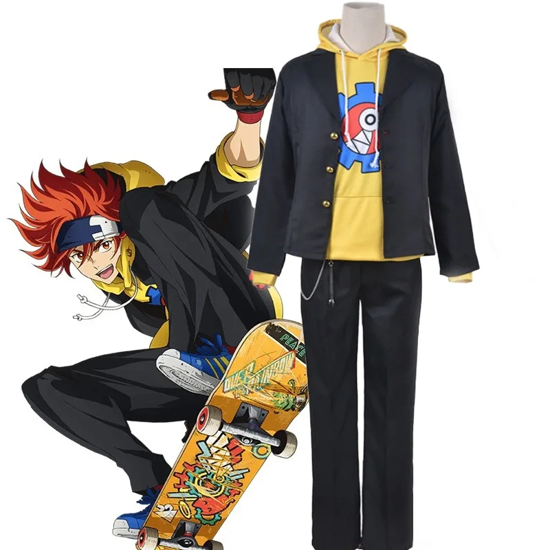 SK8 The Infinity  Cosplay Reki - Anime Cosplay Black Girl のレビューと価格