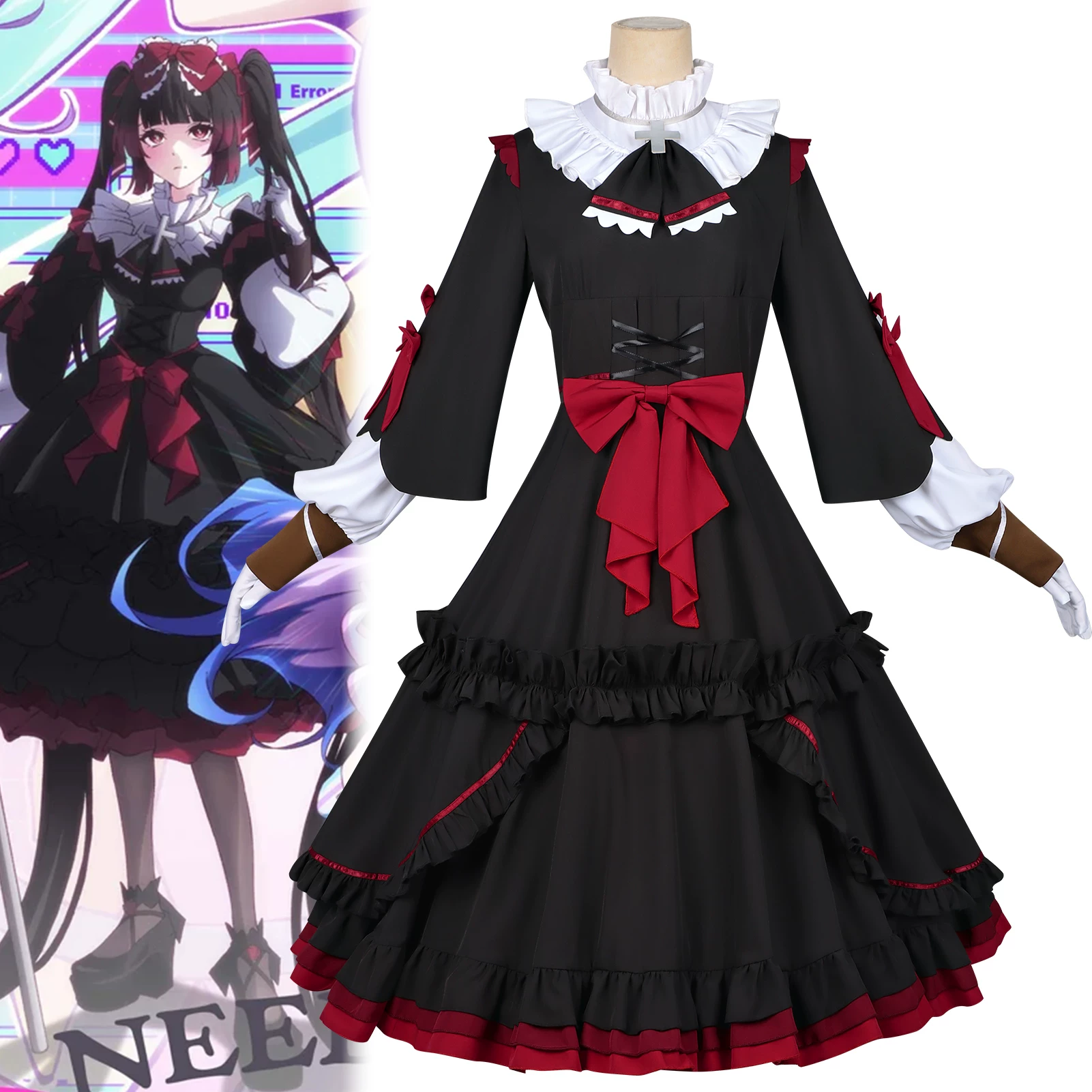 Anime Needy Girl Overdose Goku - Anime Cosplay Black Girl のレビューと価格