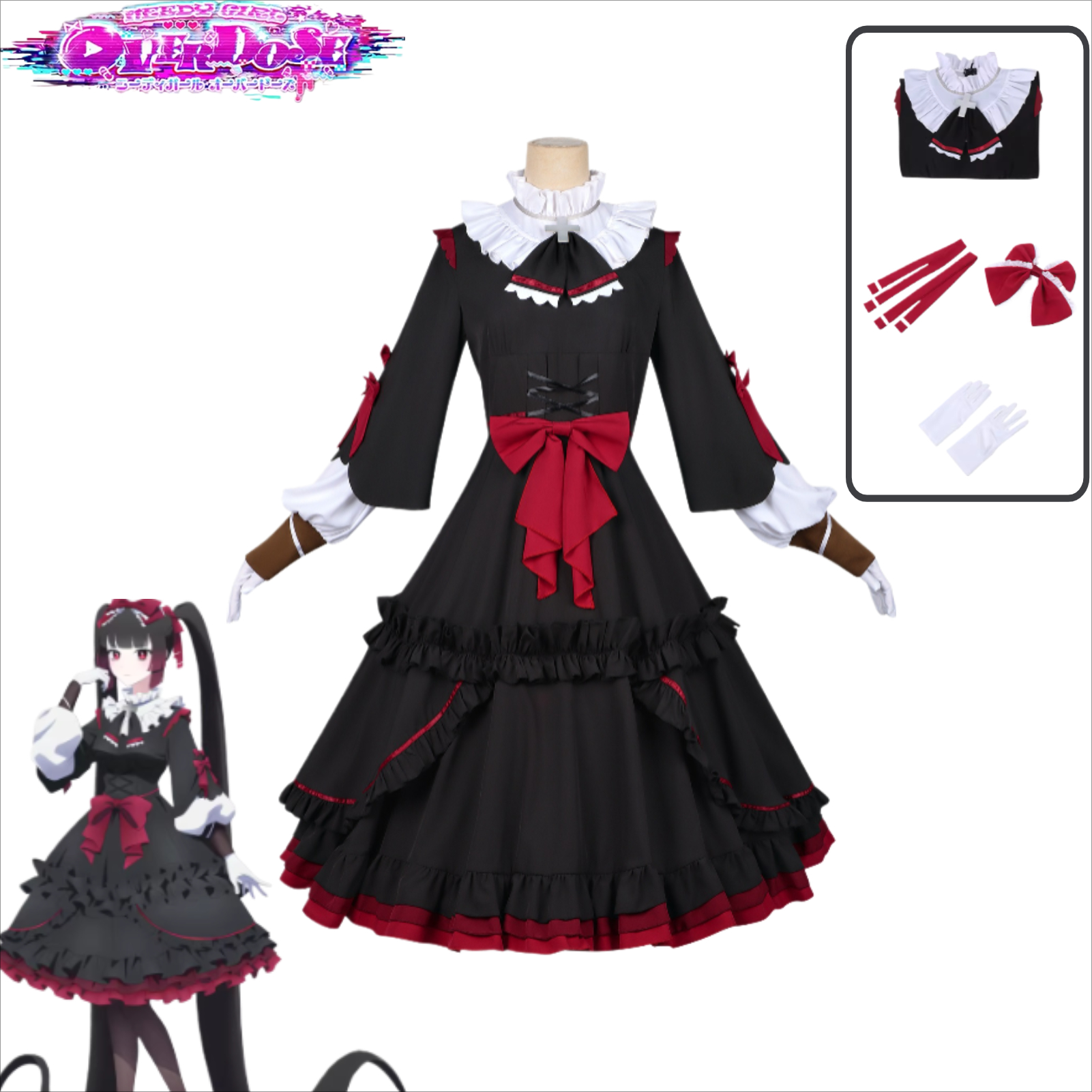 Anime Needy Girl Overdose Goku - Anime Cosplay Black Girl のレビューと価格