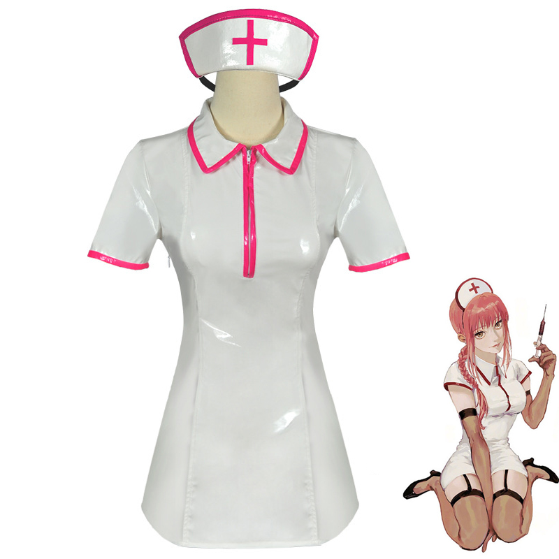 Anime Chainsaw Man Cosplay Cos - Anime Cosplay Nurse のレビューと価格