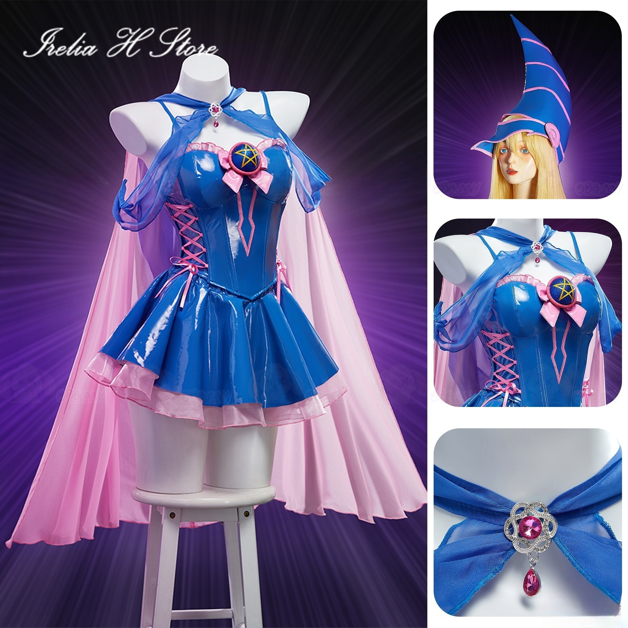 Irelia H Store Mana from Black - Anime Cosplay Black Girl のレビューと価格