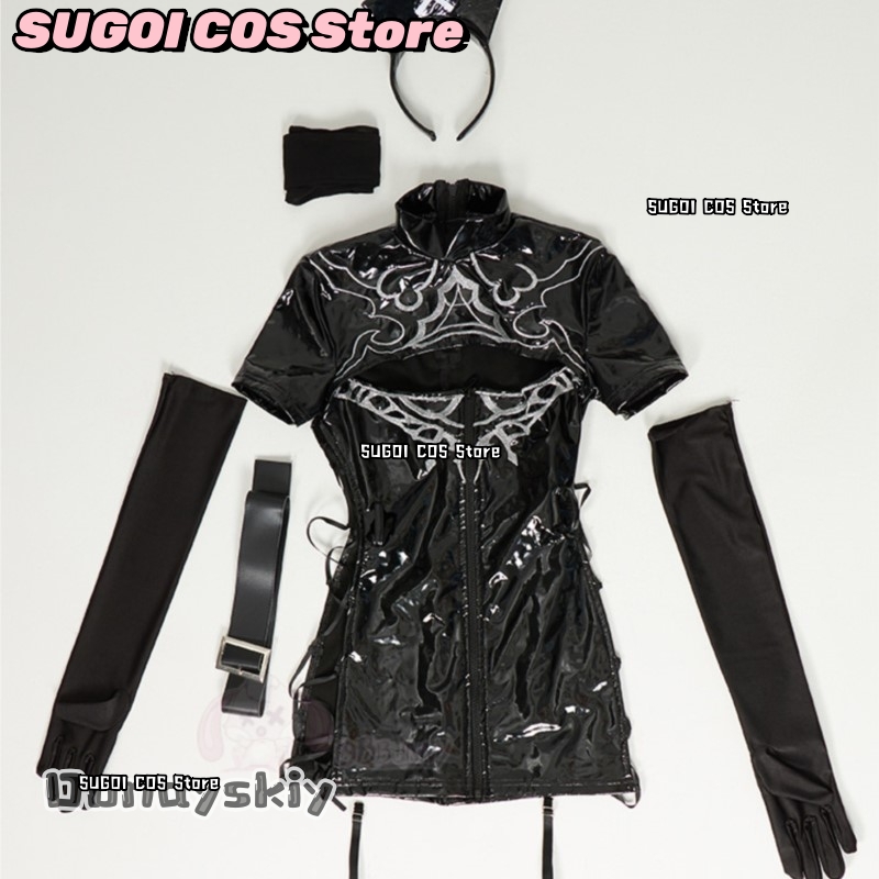 SUGOI@NieRut omata 2B Gothic N - Anime Cosplay Nurse のレビューと価格