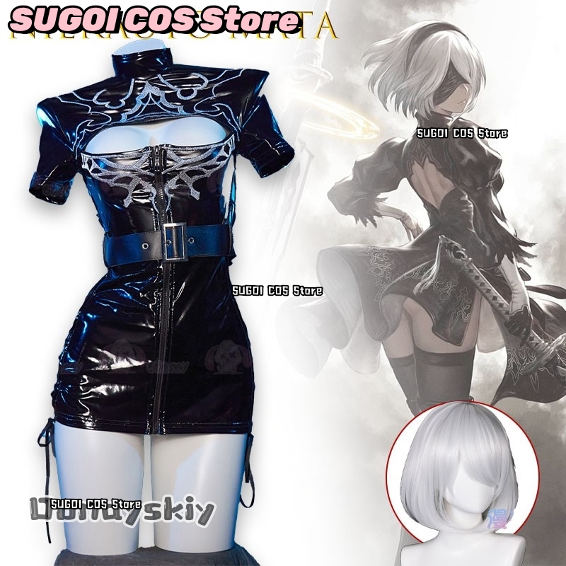SUGOI@NieRut omata 2B Gothic N - Anime Cosplay Nurse のレビューと価格