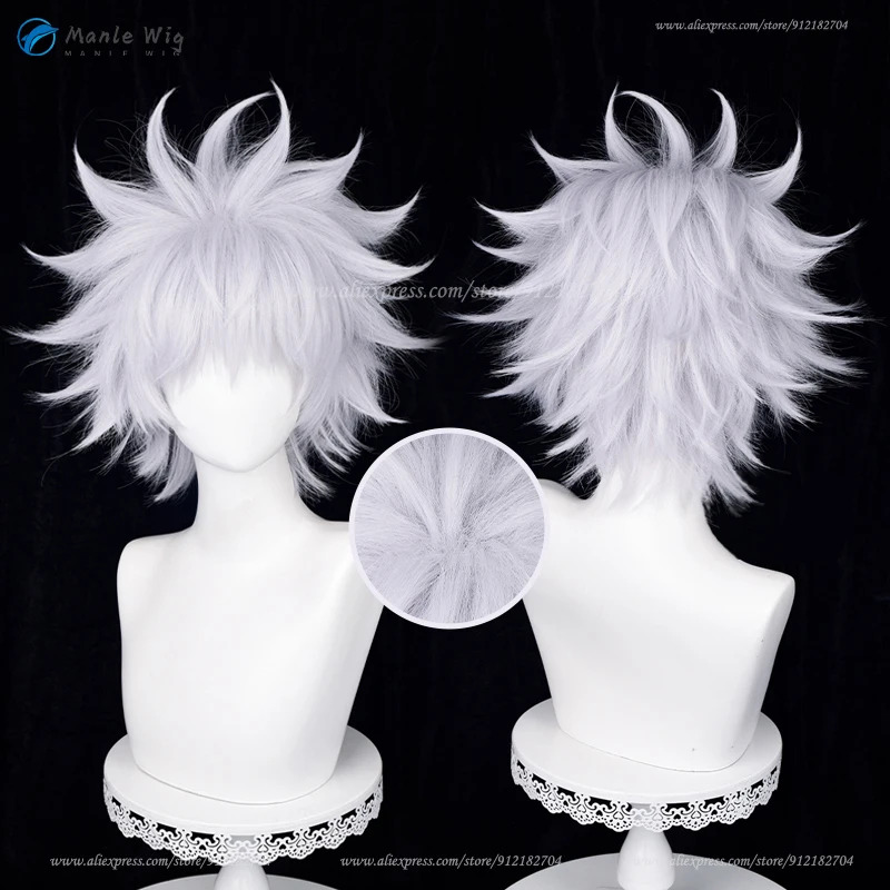 Type 2 /Silver White Zoldyck C - Cosplay Anime Killua Zoldyck のレビューと価格