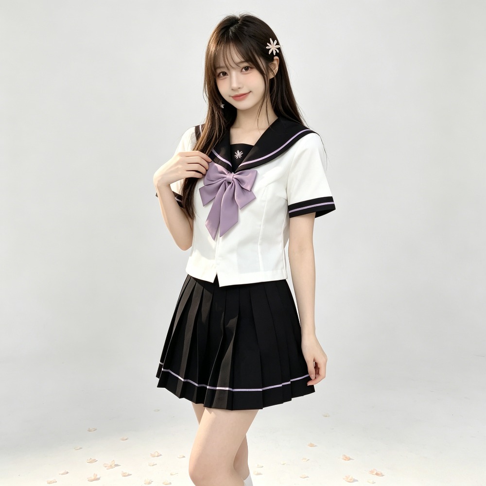 Basic Summer Waist-fit JK Sail - Cosplay Anime Basic のレビューと価格