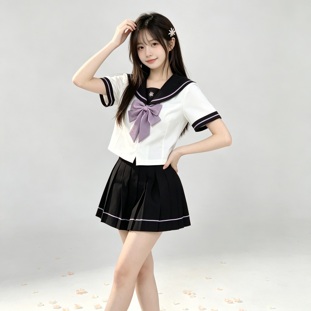Basic Summer Waist-fit JK Sail - Cosplay Anime Basic のレビューと価格