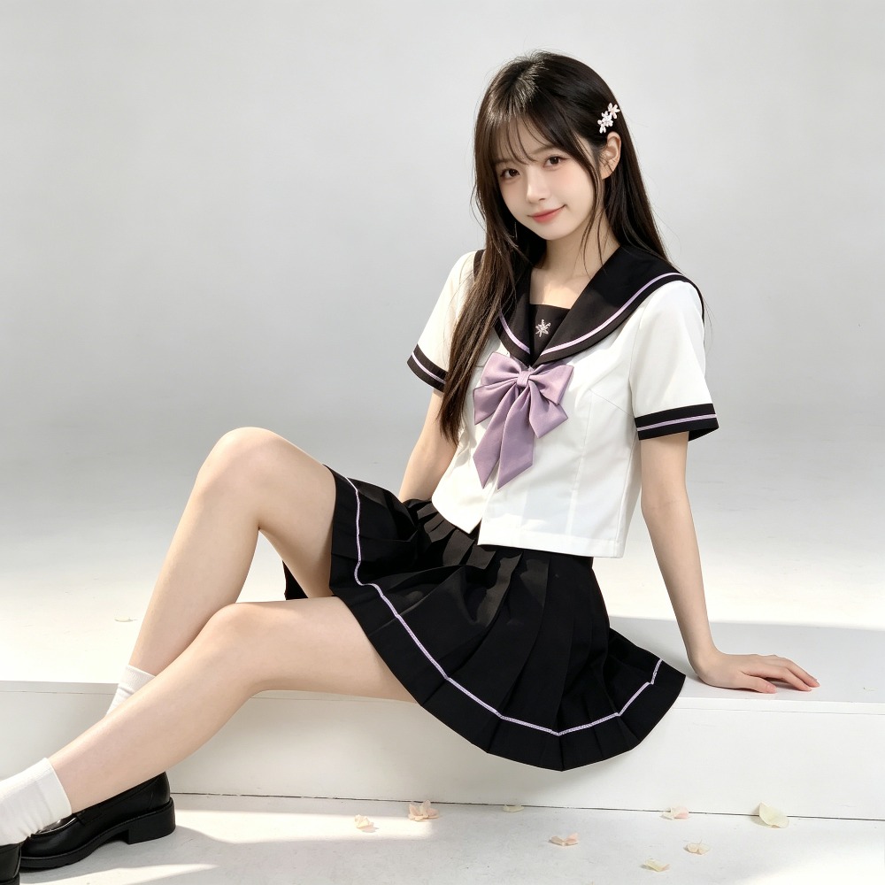 Basic Summer Waist-fit JK Sail - Cosplay Anime Basic のレビューと価格